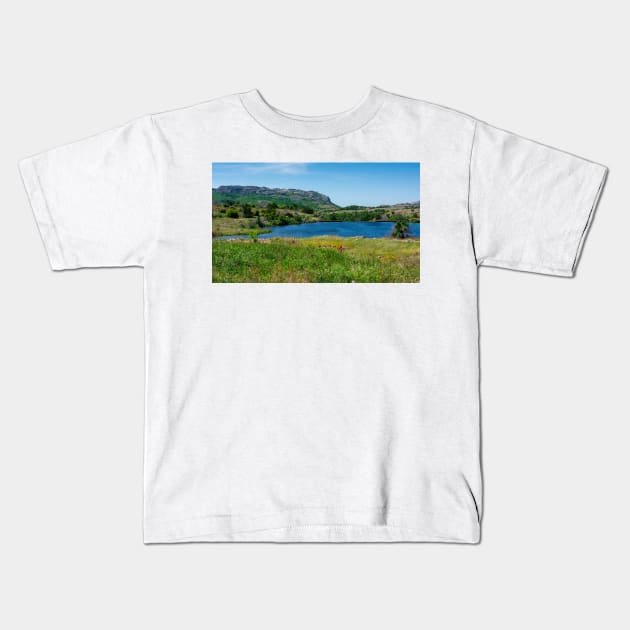 Caddo Lake - Wichita Mountains - Oklahoma Kids T-Shirt by Debra Martz